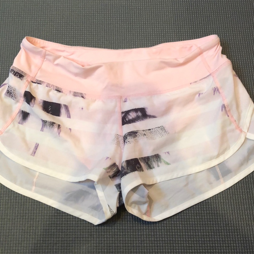 Size 4 lululemon running shorts!
